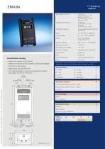 Scheda tecnica manometro digitali EMA 84 - 1