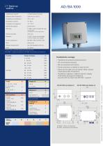 Scheda tecnica trasduttore di pressione assoluta AD / BA 1000 - 1