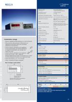 Scheda tecnica trasduttore di pressione differenziale REG 21 - 1