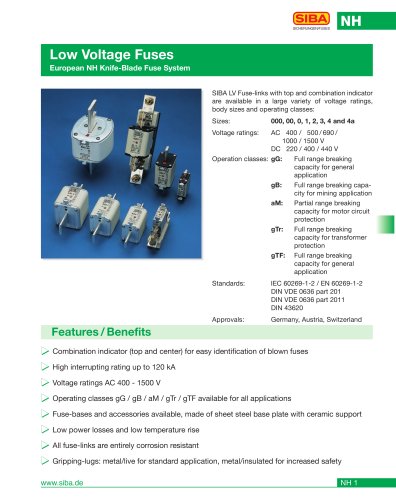 Low Voltage Fuses