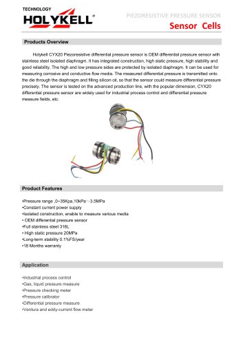 Sensor Cells Holykell CYX20