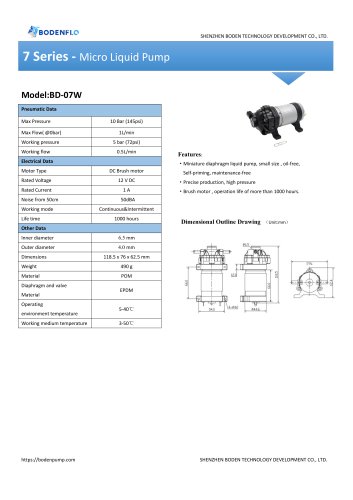 BD-07W-10bar Specification（BODENFLO)