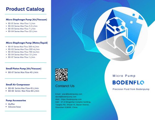 Bodenflo Product Brochure