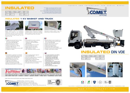 CO.ME.T. OFFICINE_INSULATED DIN VDE_CATALOGO