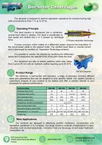 Decanter Centrifuges