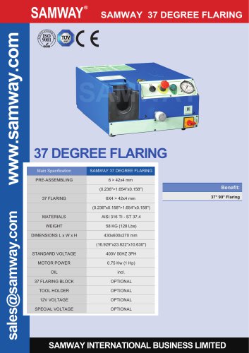 SAMWAY Tube Flaring Machine