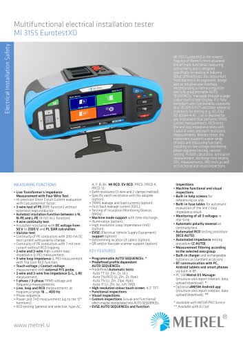 MI 3155 EurotestXD EN