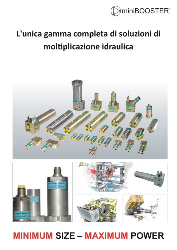 L'unica gamma completa di soluzioni di moltiplicazione idraulica