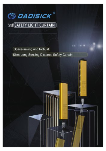 DADISICK QA Series Long Range Beam Spacing 20mm Safety Light Curtain