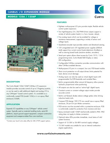 1356/1356P CAN Interface Expansion Module