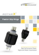 Faston Slip Rings rotarX by B-COMMAND