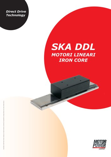 Catalogo SKA DDL motori lineari iron core