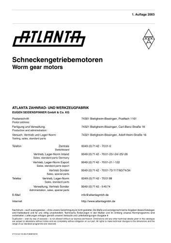 Worm Gear Motors