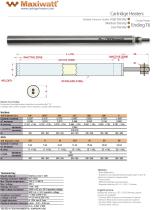 T6 - Cartridge Heater Circular Flange Ending T6