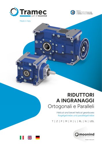 Catalogue Helical and Bevel helical gearboxes