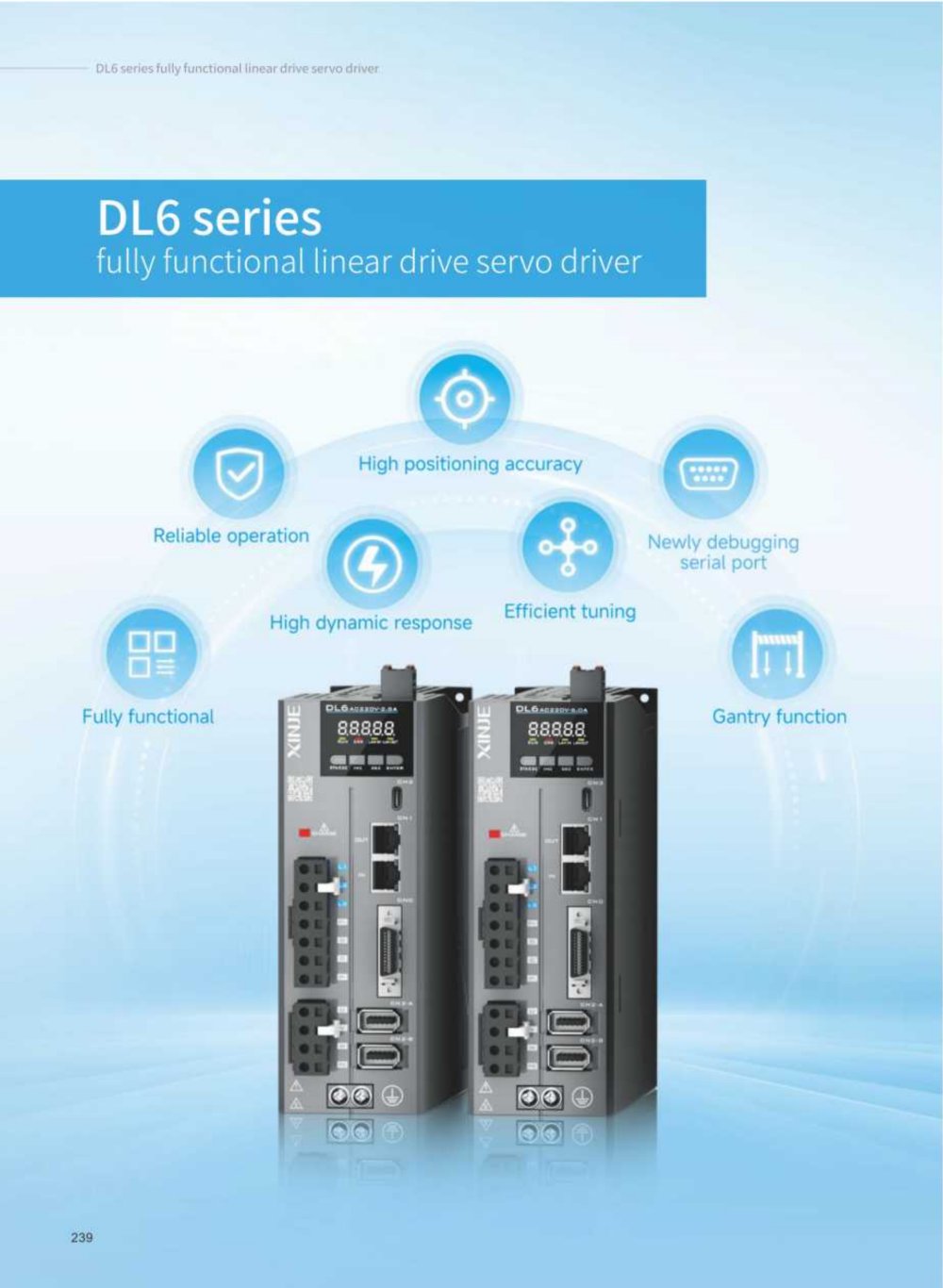 XINJE DL6 Series Linear Servo Drive Catalog - XINJE Electric