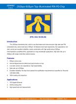 XSJ-10-D6-20/25Gbps Φ20μm Top-illuminated PIN PD Chip/PHOGRAIN