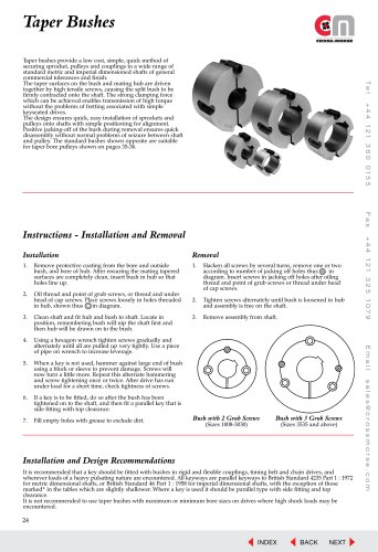 Taper Bushes