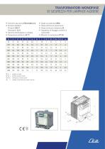 TRASFORMATORI MONOFASE DI SICUREZZA PER LAMPADE ALOGENE - 1