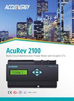 Multi-Circuit Submeter AcuRev 2100 Series