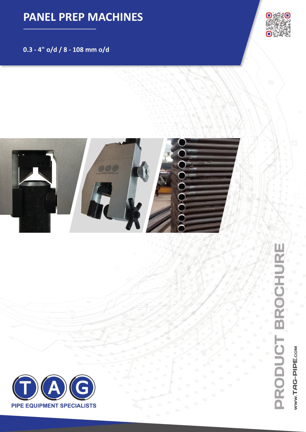 Panel Prep Pipe Bevelling Machine Brochure - T A G Pipe Equipment Specialists Ltd
