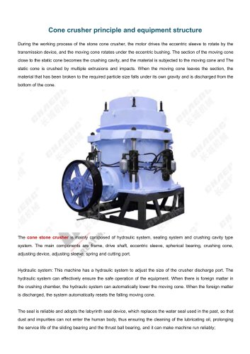 CHAENG+Cone Crusher+Mine Industry+High-reliability