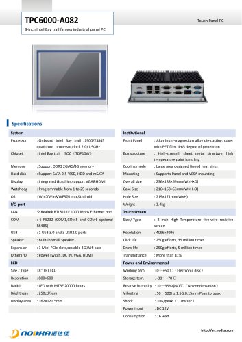 TPC6000-AXX2 Series Datasheet