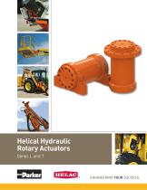 Helical Hydraulic Rotary Actuators Series L and T