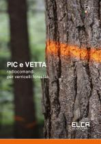 E1 PIC e VETTA radiocomandi per verricelli forestali