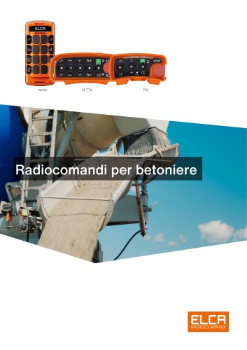 Radiocomandi per betoniere