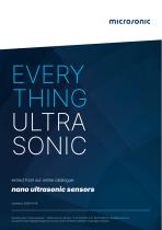 nano M12 ultrasonic sensor