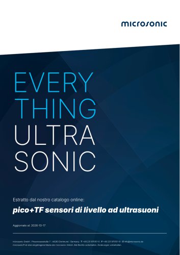 pico+TF sensori ultrasonici