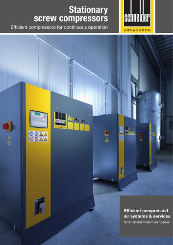 Stationary screw compressors