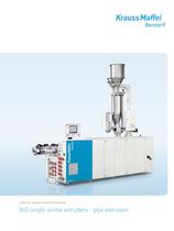 36D single-screw extruders - pipe extrusion