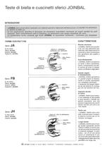 Teste di biella e cuscinetti sferici “JOINBAL” - 1