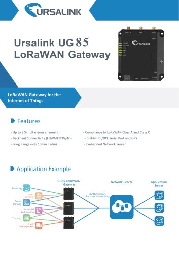 UG85 Long Range LoRaWAN Gateway