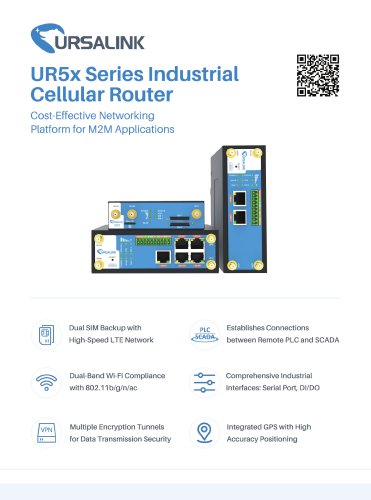 UR51 52 55 Industrial Router