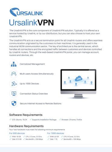 UrsalinkVPN Industrial Router