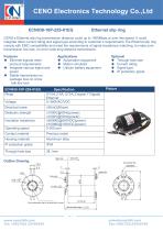 CENO Multi channel Ethernet slip ring ECN038-10P-22S-01EG