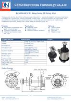 CENO Radar rotary joint with waveguide ECN000-26P-01R