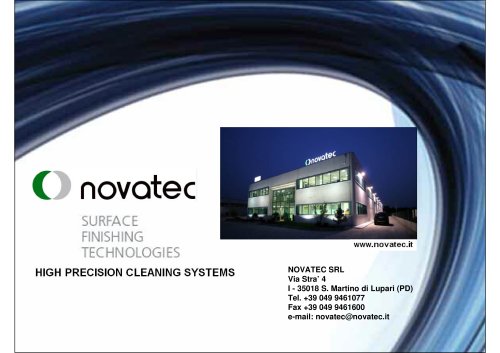 Novatec General Brochure