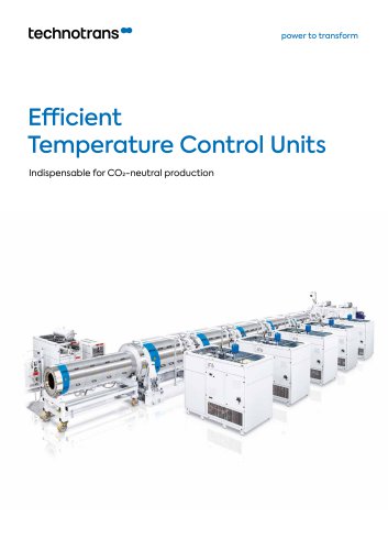 Efficient temperature control units