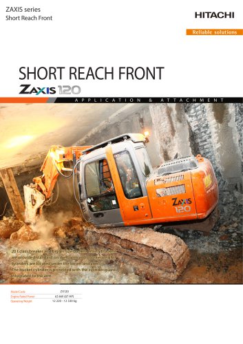 SHORT REACH FRONT ZAXIS 120