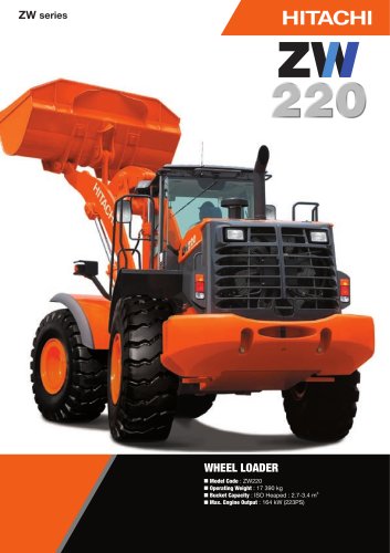 ZW series - Wheel Loaders