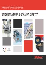 Etichettatura e Stampa Diretta | Weber Marking Systems - 1