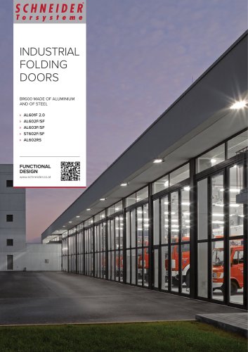 Industrial folding doors