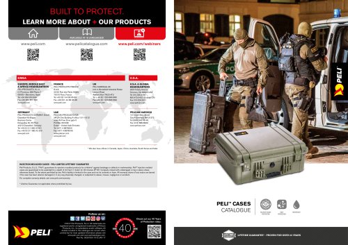 Peli Cases Catalogue 2017