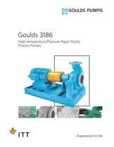 Goulds 3186 High-temperature/Pressure Paper Stock/ Process Pumps