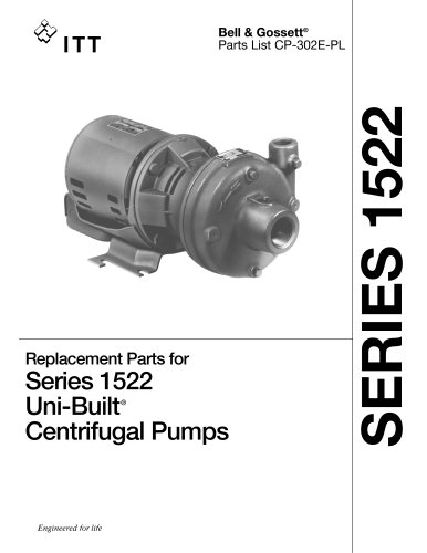 Series 1522 Close Coupled Pumps