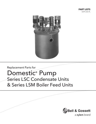 Series LSC Condensate & LSM Boiler Feed Units